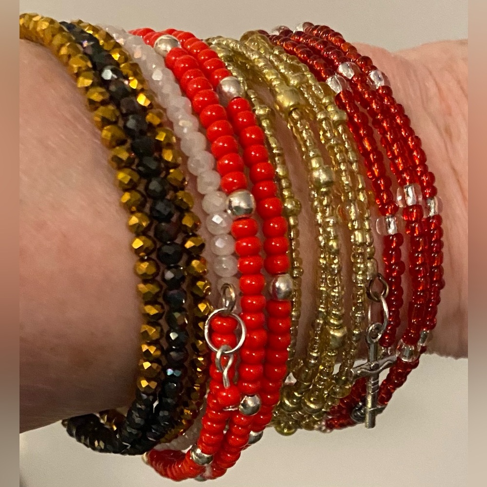 NEW 4 Memory Wire bracelets